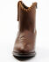 Shyanne Women's Sawyer Dolly Terra Western Fashion Booties - Round Toe , Cognac, hi-res
