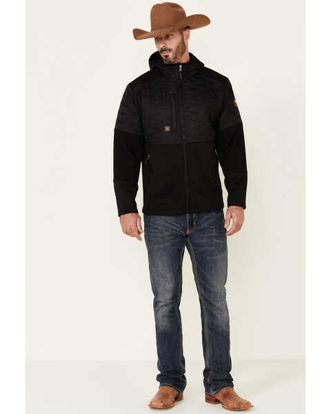 Image #2 - Ariat Men's Rebar Black Cloud 9 Insulated Zip-Front Work Jacket , Black, hi-res