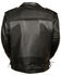 Milwaukee Leather Men's 3X Black Vented Side Lace Leather Motorcycle Jacket  , Black, hi-res