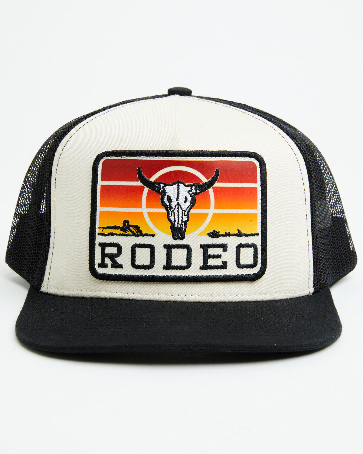 Image #1 - RANK 45® Men's Hayze Ball Cap, Black/white, hi-res