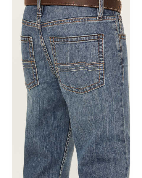 Cody James Boys' Bozeman Dark Wash Slim Bootcut Stretch Denim Jeans, Dark Wash, hi-res