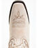 Laredo Women's Rustic Bone Overlay Western Boots - Square Toe, Off White, hi-res