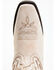 Image #6 - Laredo Women's Rustic Bone Overlay Western Boots - Square Toe, Off White, hi-res
