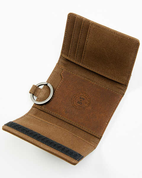 Image #2 - Brothers and Sons Men's Olive Trifold Wallet , Olive, hi-res