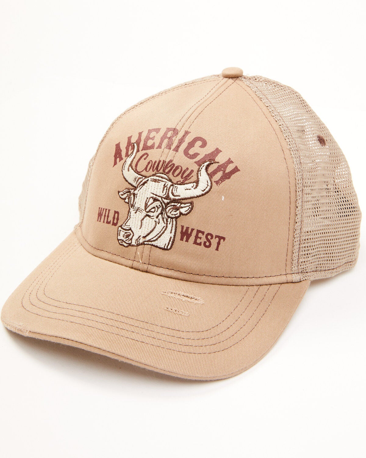 Image #1 - Cody James Men's American Cowboy Mesh Back Ball Cap , Tan, hi-res