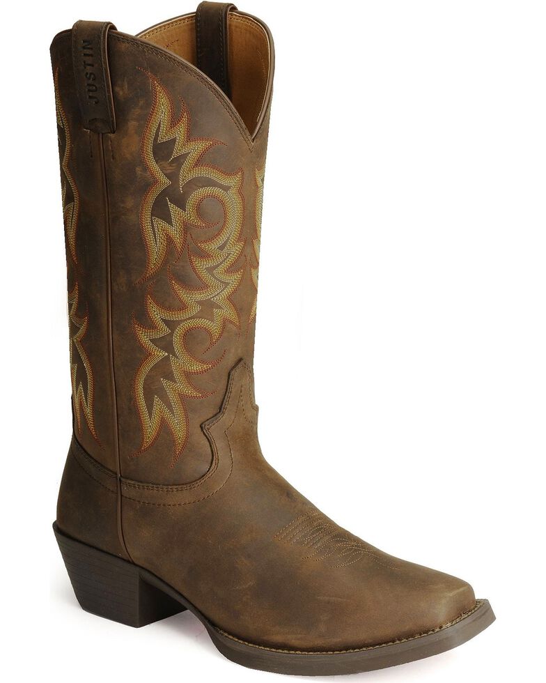square toe boots style