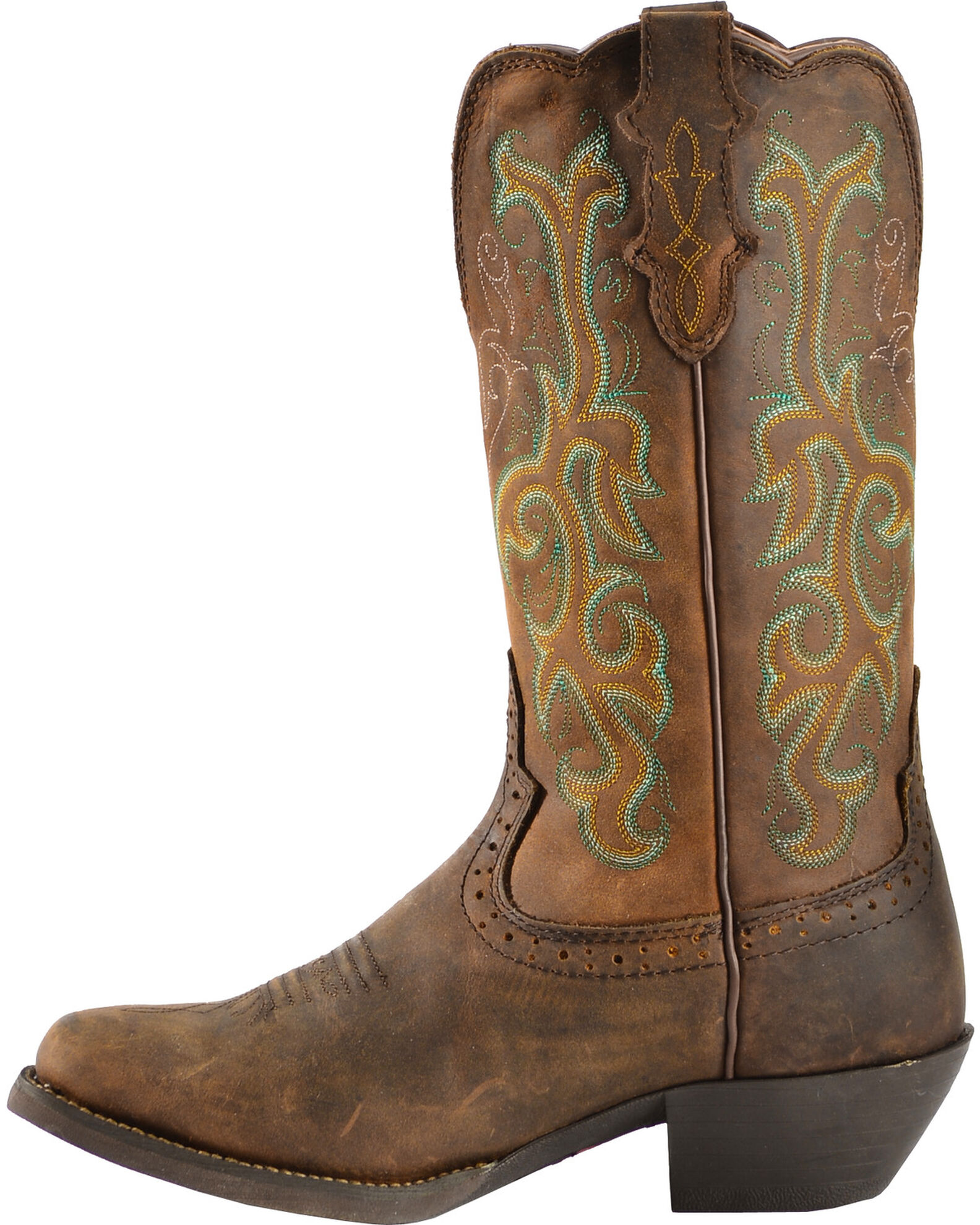 Justin Women s Sorrel Apache Stampede Western Boots Size 6.5 Brown