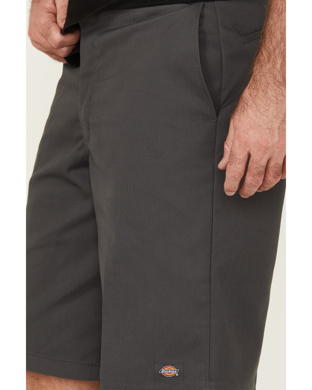 Image #2 - Dickies Men's Loose Fit Flat Front Twill Work Shorts, Charcoal, hi-res
