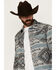 Image #2 - Wrangler Retro Men's Southwestern Print Shirt Jacket, Blue, hi-res