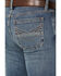 Image #4 - Cody James Men's Light A Shuck Medium Wash Relaxed Bootcut Stretch Denim Jeans, Light Medium Wash, hi-res