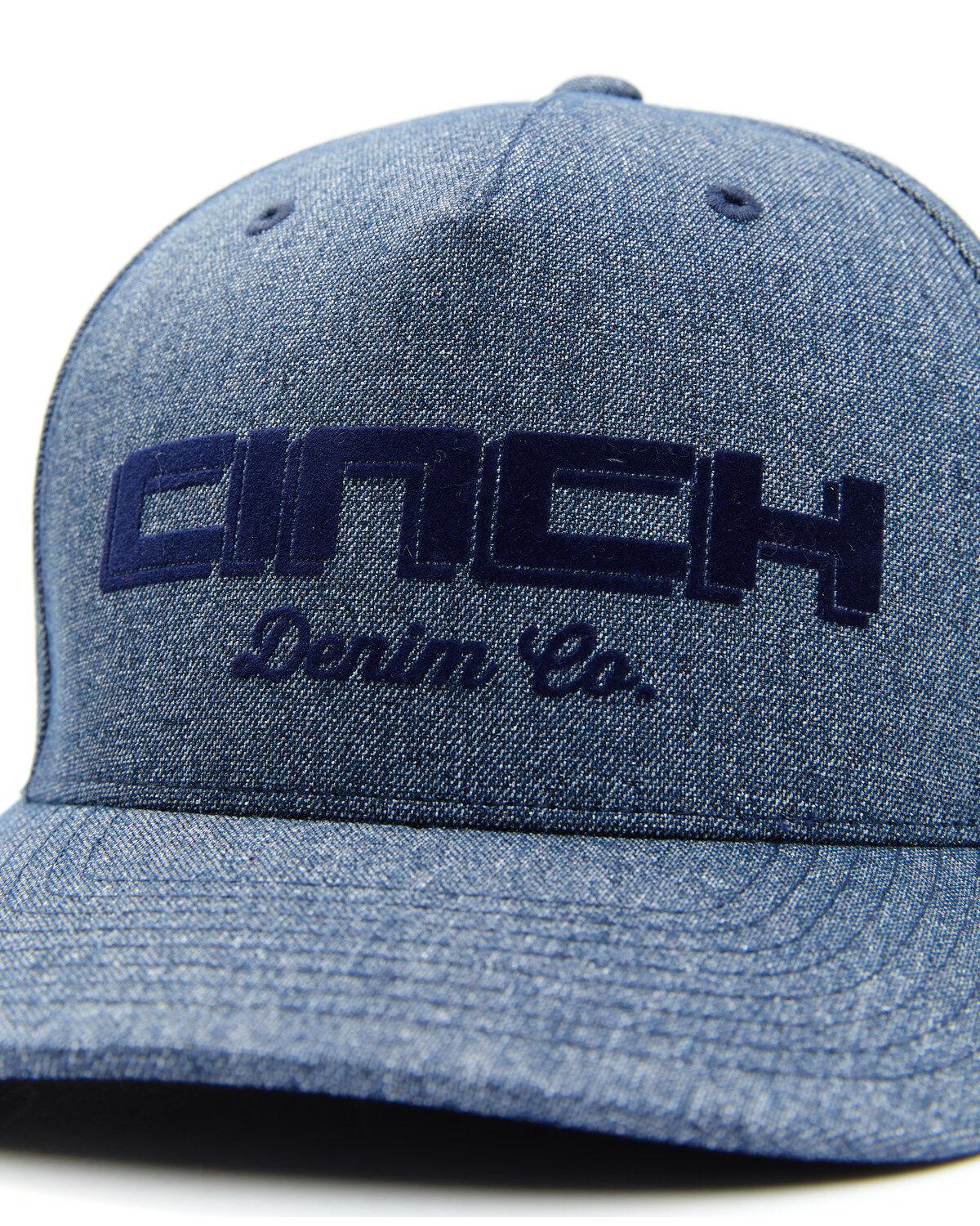 Image #2 - Cinch Men's Embroidered Logo Ball Cap, Navy, hi-res