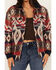 Image #3 - Rock & Roll Denim Women's Southwestern Print Bomber Jacket, Navy, hi-res