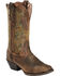Justin Women's 12" Square Toe Stampede Western Boots, Sorrel, hi-res