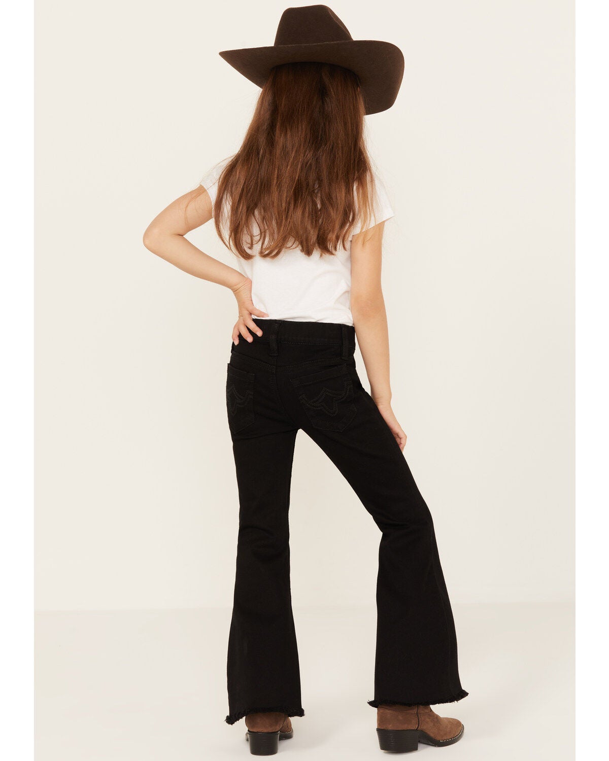 GIRLS KNIT DENIM PULL ON JEANS main image 1