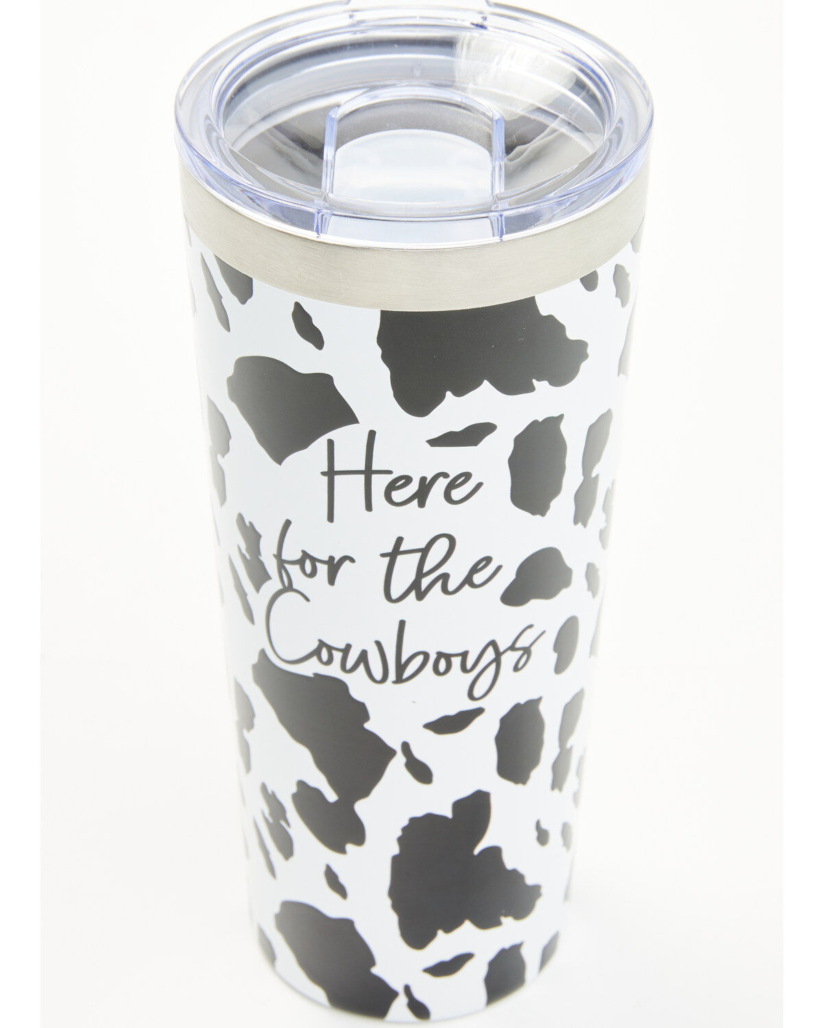 Image #2 - Boot Barn Here For The Cowboys 22oz Tumbler, Black/white, hi-res