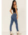 Levi's Women's 721 Medium Wash Chelsea Bend High Rise Skinny Jeans, Blue, hi-res