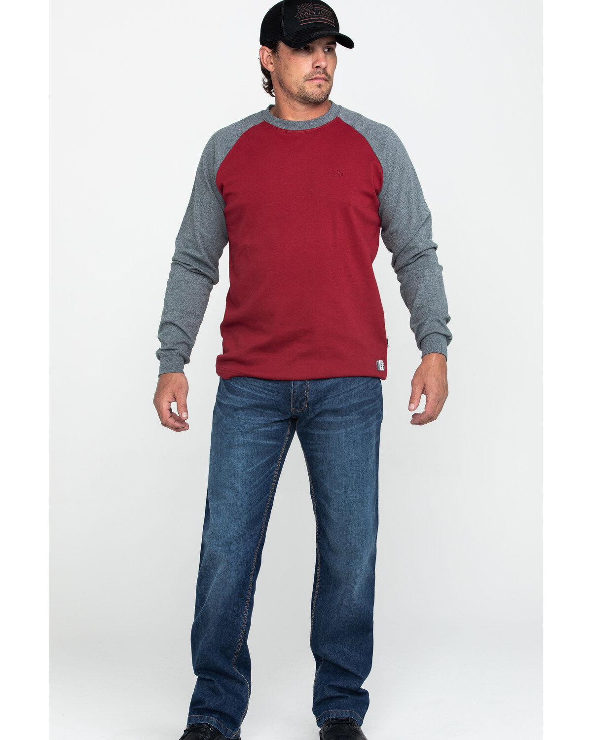 Image #6 - Wolverine Men's FR Dark Stretch Work Jeans, Dark Blue, hi-res