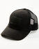 Howitzer Men's We The People Flag Patch Mesh Back Trucker Cap, Black, hi-res
