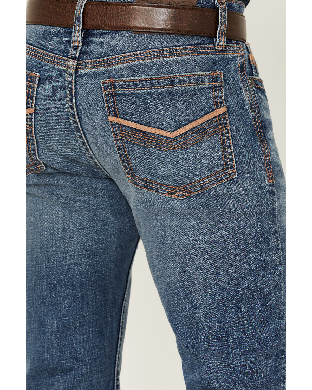 Image #4 - Cody James Men's Medium Wash Bronco Slim Bootcut Stretch Denim Jeans, Medium Wash, hi-res