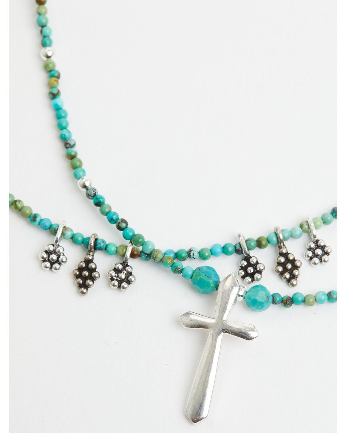 Image #3 - Paige Wallace Women's Tony Crosses Necklace, Turquoise, hi-res