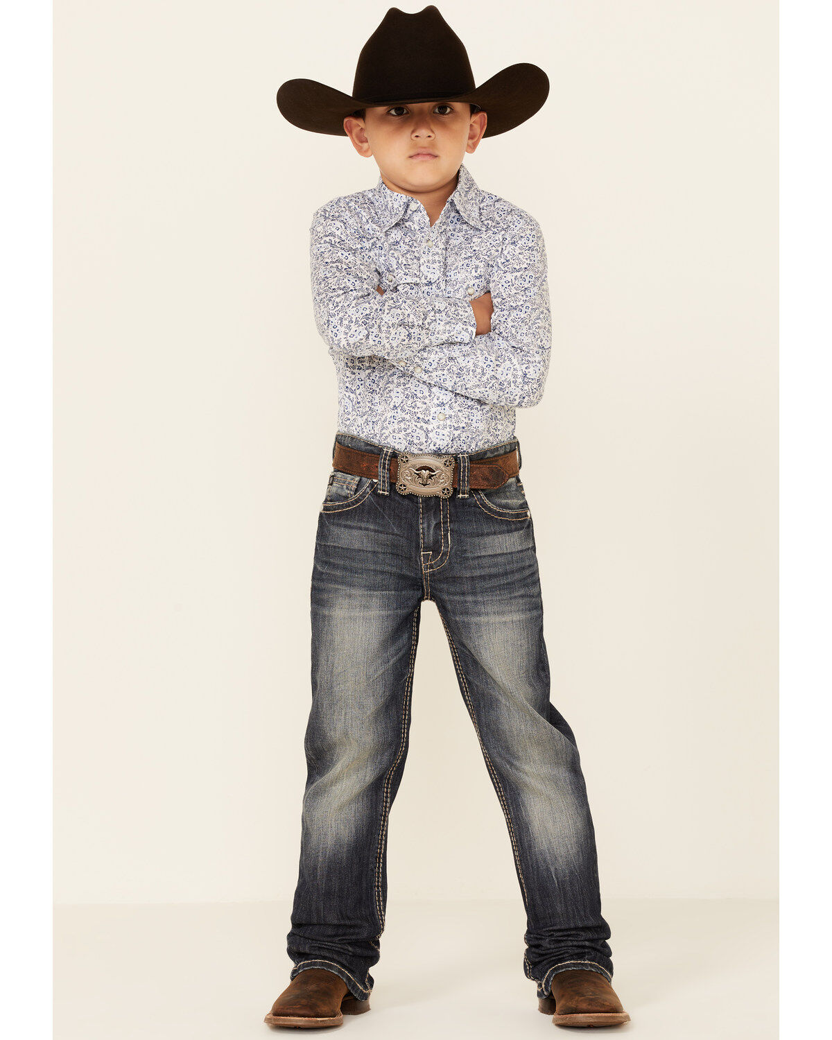 boys black bootcut jeans