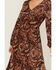 Image #3 - Wrangler Retro Women's Paisley Print Long Sleeve Maxi Dress, , hi-res