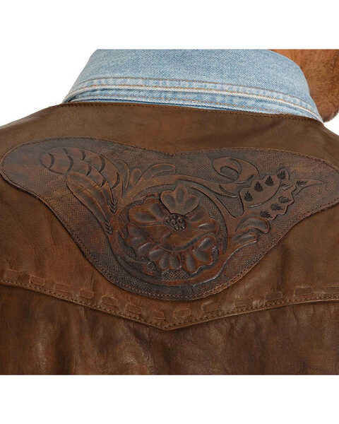 Image #2 - Kobler Tooled Leather Vest, Acorn, hi-res