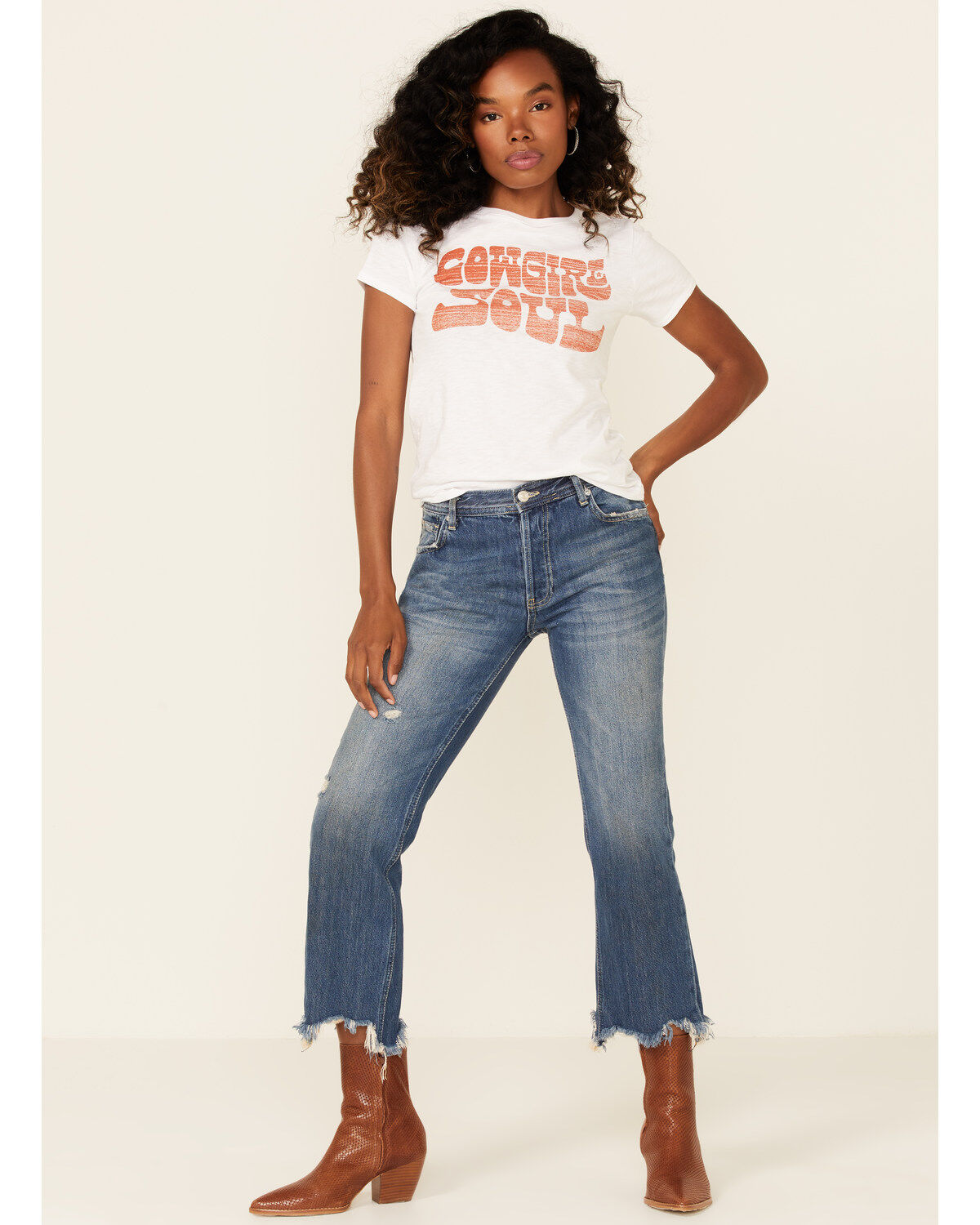 Image #2 - Shyanne Women's Cowgirl Soul Graphic Short Sleeve Tee, , hi-res