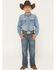 Image #1 - Cody James Little Boys' Grullo Medium Wash Relaxed Bootcut Comfort Stretch Denim Jeans, Medium Wash, hi-res