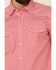 Image #4 - Wrangler 20X FR Men's Red Small Geo Print Long Sleeve Work Shirt , , hi-res
