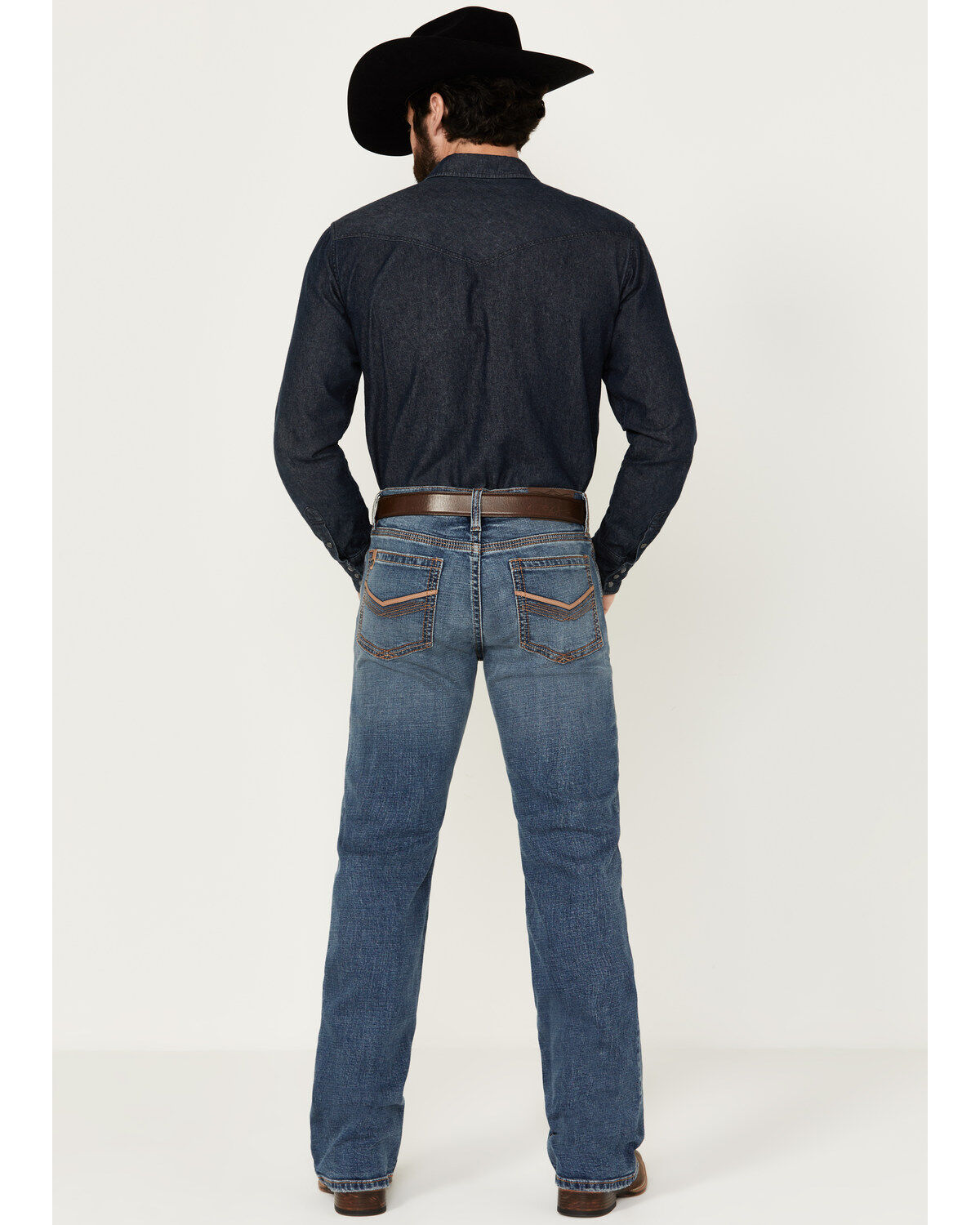 Image #3 - Cody James Men's Medium Wash Bronco Slim Bootcut Stretch Denim Jeans, Medium Wash, hi-res