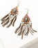 Image #2 - Shyanne Women's Mystic Skies Diamond Tassel Earrings, Rust Copper, hi-res