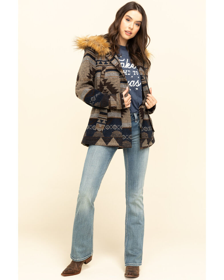 Outback Trading Co Women S Tan Aztec Myra Jacket Boot Barn