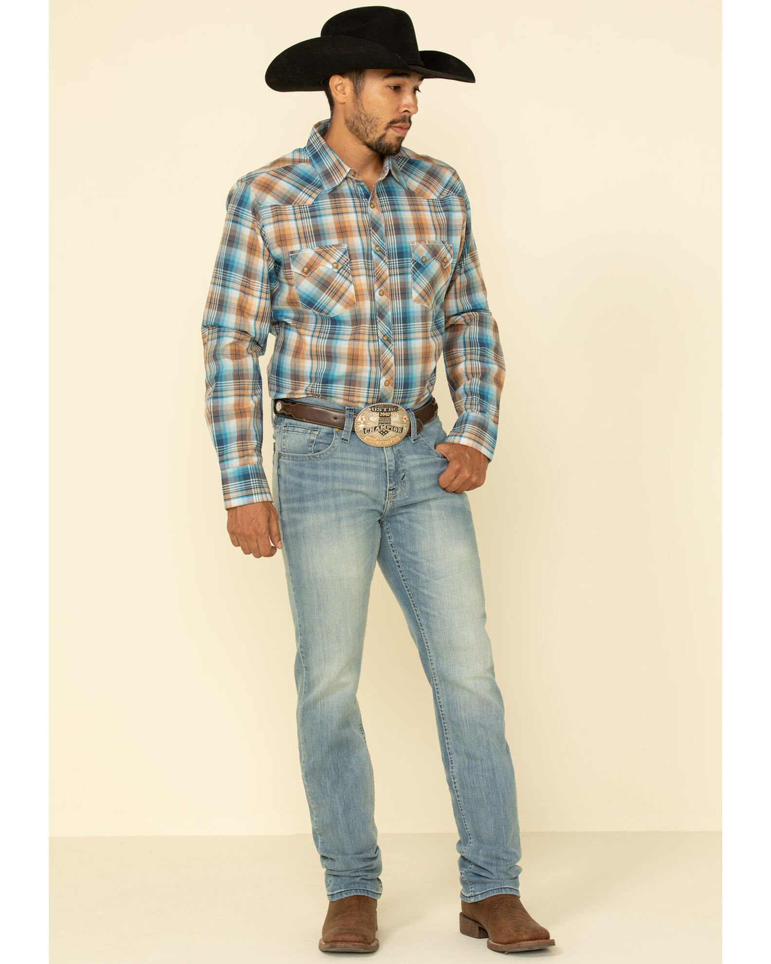 Cody James Men s Crupper Light Wash Stretch Slim Straight Jeans