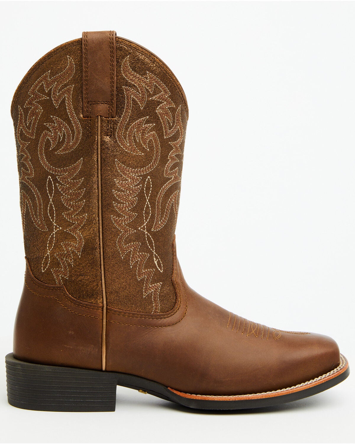 Image #2 - Shyanne Women's Sidney Performance Western Boots - Broad Square Toe, Brown, hi-res