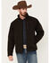 Cinch Men's Embroidered Logo Softshell Jacket, Brown, hi-res