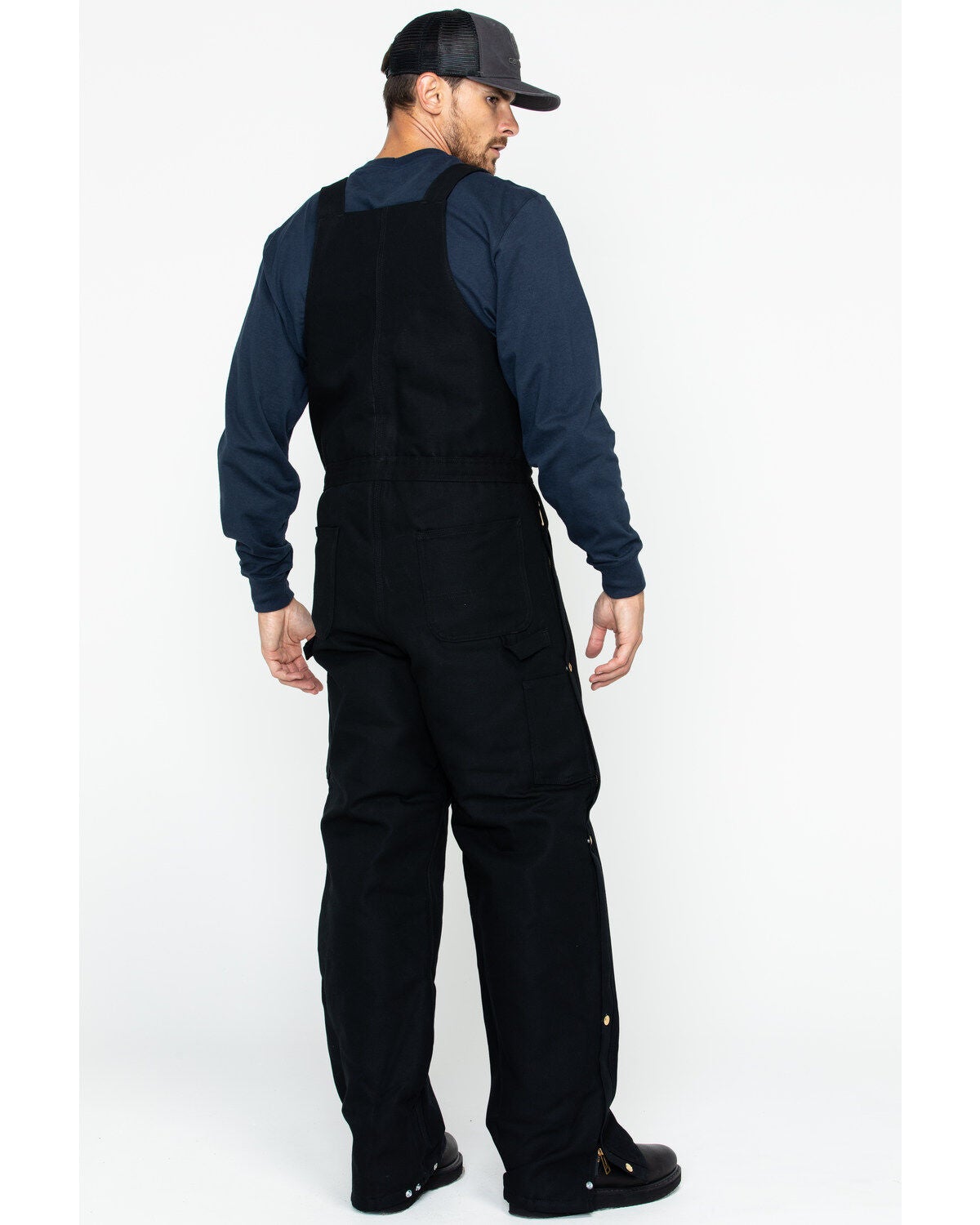 carhartt bibs zip to waist