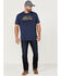 Brothers & Sons Men's Badlands Shadow Trail Graphic T-Shirt , Navy, hi-res