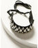 Image #1 - Wonderwest Women's Shimmer Leather Cuff, Black, hi-res