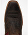 Image #6 - Rank 45 Men's Chocolate Bullhide Western Boots - Square Toe, , hi-res