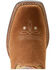 Image #4 - Ariat X Rodeo Quincy Girls' American Cowboy Futurity Western Boots - Broad Square Toe , Brown, hi-res