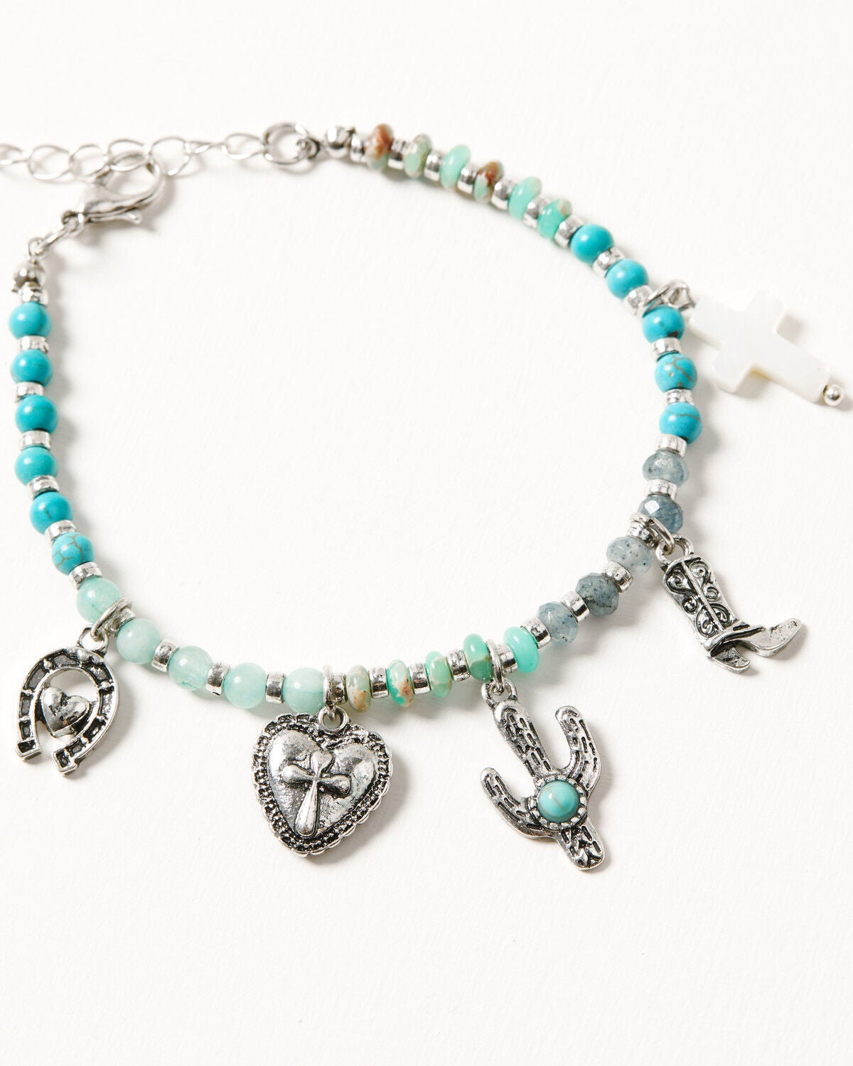 Image #2 - Shyanne Women's Charm Bracelet Set - 4 Piece, Silver, hi-res