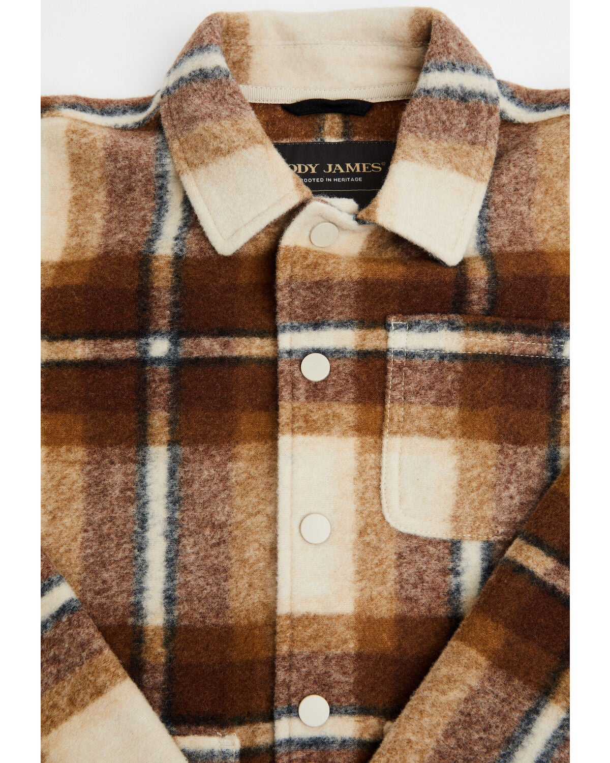 Image #2 - Cody James Boys' Polsbo Fleece Chore Coat, Cream, hi-res