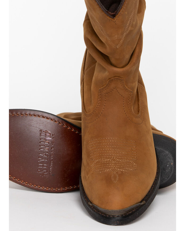 brown slouch boot