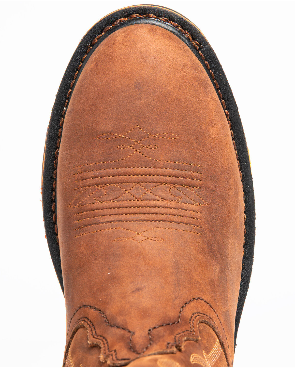 Image #6 - Cody James Men's Waterproof Decimator Western Work Boots - Steel Toe, Brown, hi-res