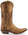 Image #2 - Ariat Women's Tan Thunderbird Overlay Cowgirl Boots - Snip Toe, , hi-res