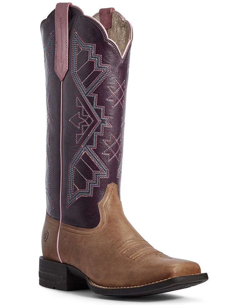 women's wide square toe boots