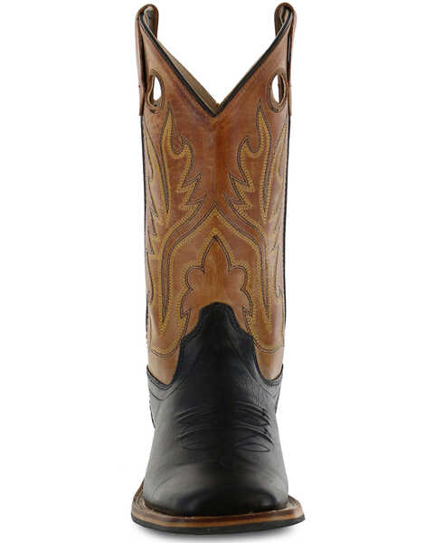 Image #4 - Cody James® Children's Square Toe Western Boots, Black, hi-res