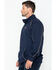 Cinch WRX Men's FR 1/4 Zip Work Pullover , Navy, hi-res