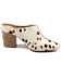 Diba True Women's Like Wise Fashion Mules - Round Toe, Cream/brown, hi-res